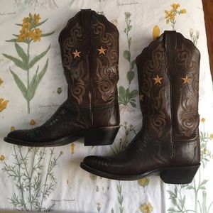Luchesse Women's Leather Boots w/ Embroidery