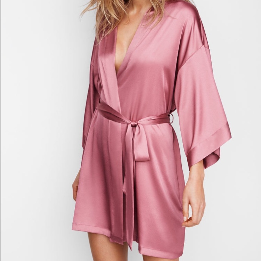 Victoria's Secret silk bathrobe