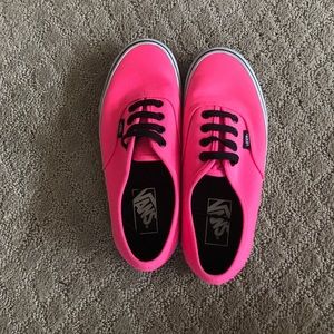 Hot pink vans size: 7