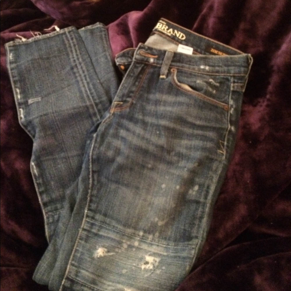 Lucky Brand Distressed Skinny Jeans - Picture 2 of 6