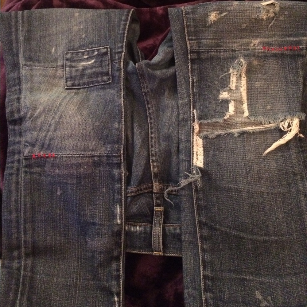 Lucky Brand Distressed Skinny Jeans - Picture 3 of 6