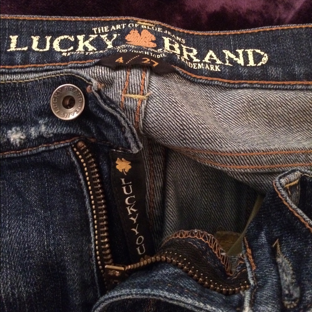 Lucky Brand Distressed Skinny Jeans - Picture 4 of 6