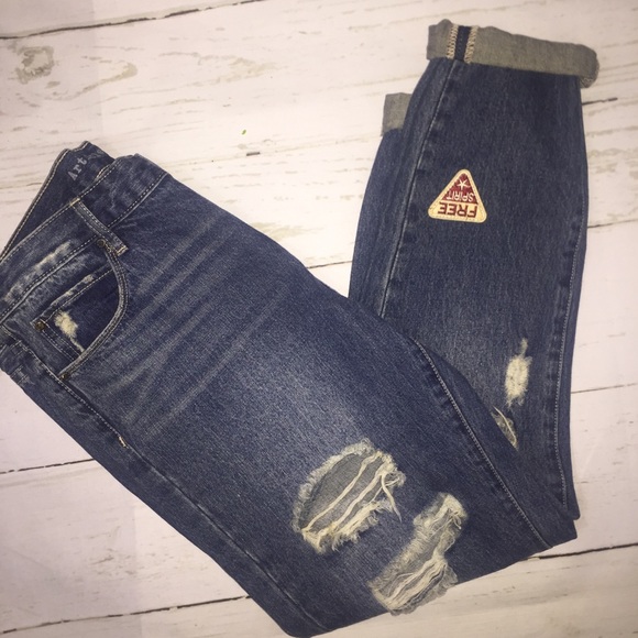 Articles of Society Distressed Jeans Tiger Patches - Picture 8 of 8