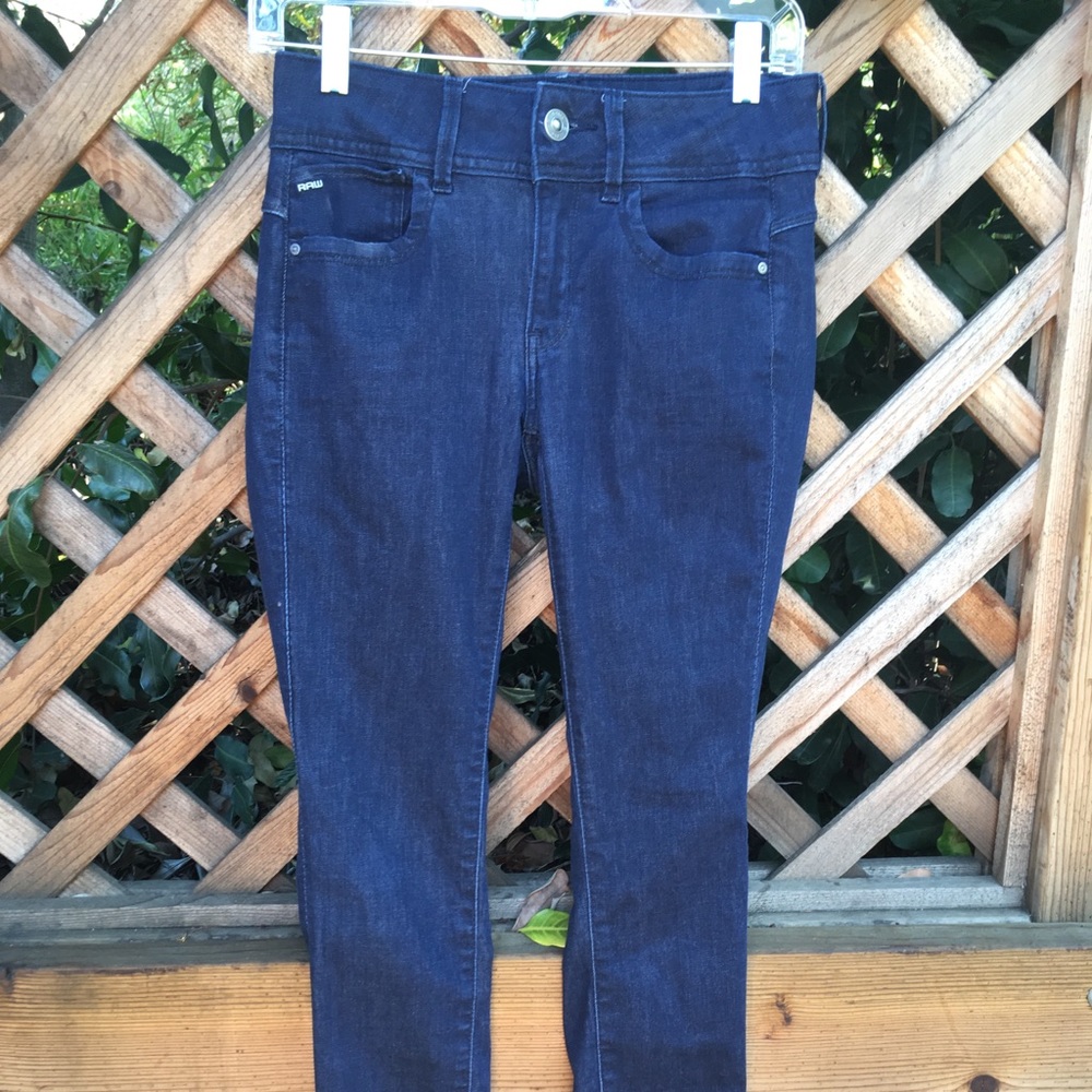 G Raw Mid skinny jeans small