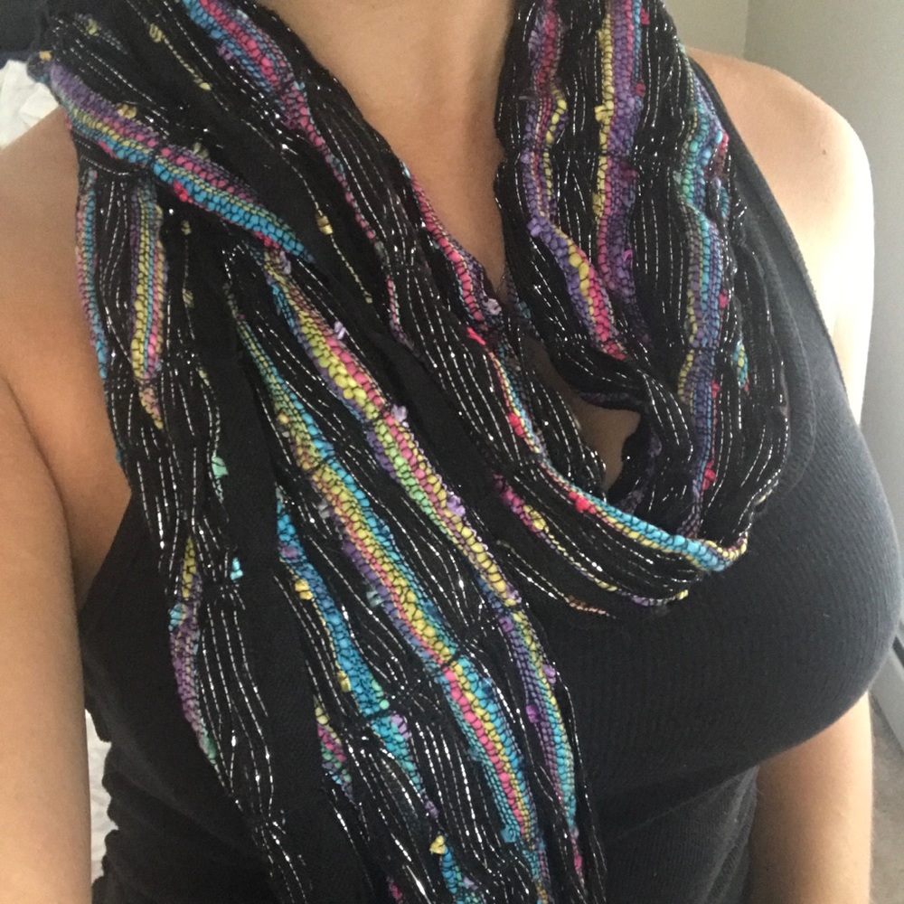 Metallic scarf