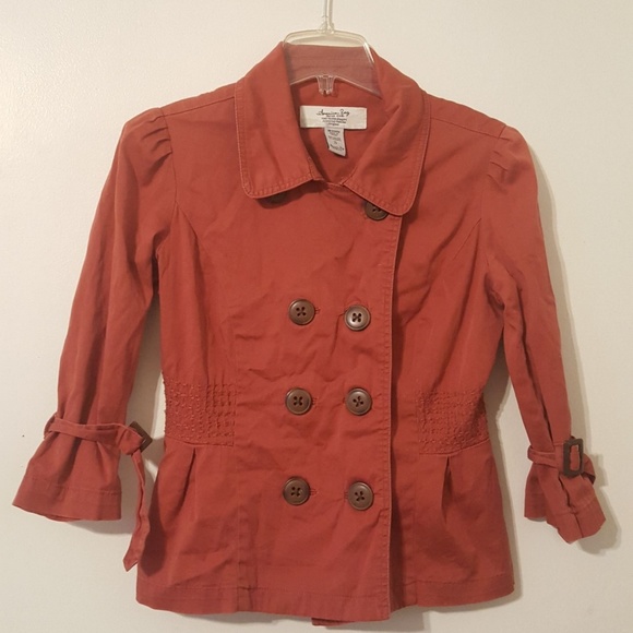 American Rag Jackets & Blazers - 🍂Fall Pick SALE 🍂 American Rag Peplum Trenchcoat