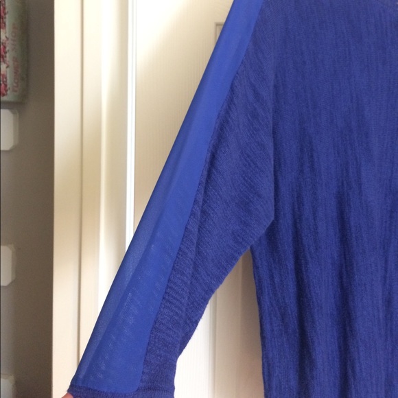 Moth Anthropologie Knit Blue Sweater - Picture 3 of 7