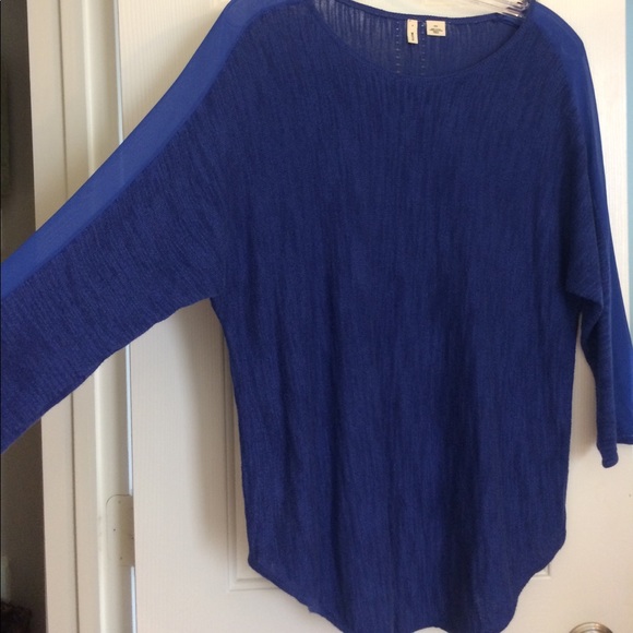 Moth Anthropologie Knit Blue Sweater - Picture 4 of 7