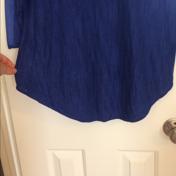 Moth Anthropologie Knit Blue Sweater - Picture 5 of 7