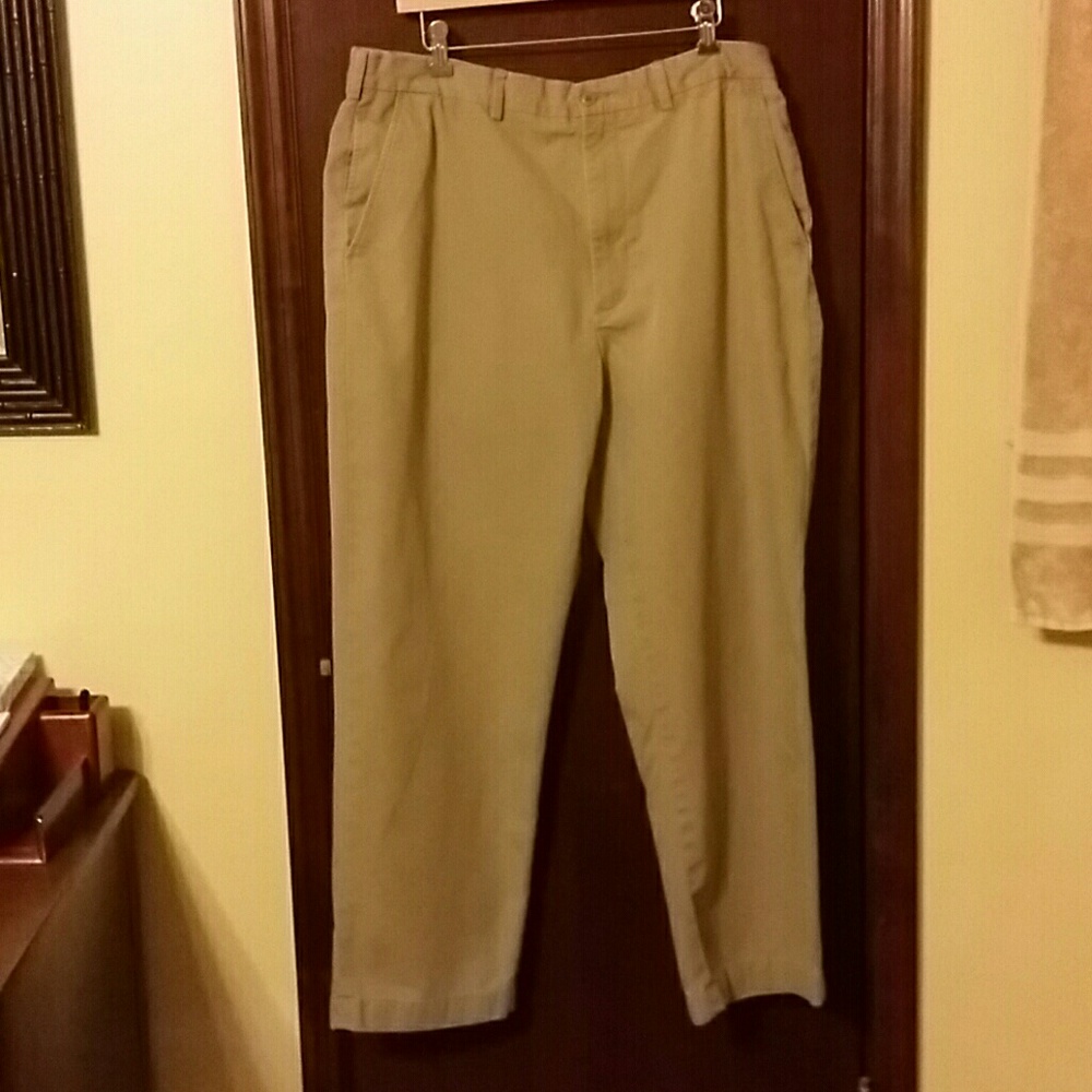 Men's Khakis Flat Front Pants 38/30