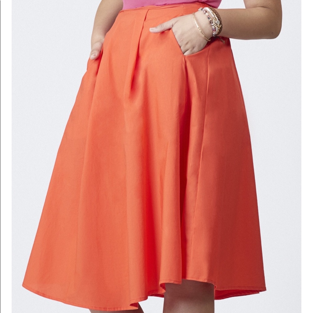 NWT Sunset Orange Skirt