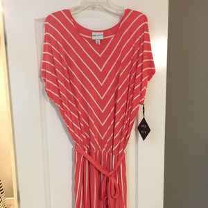 Ava & Viv coral t-shirt dress 1X