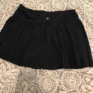 Lululemon pleaded skort. Never worn