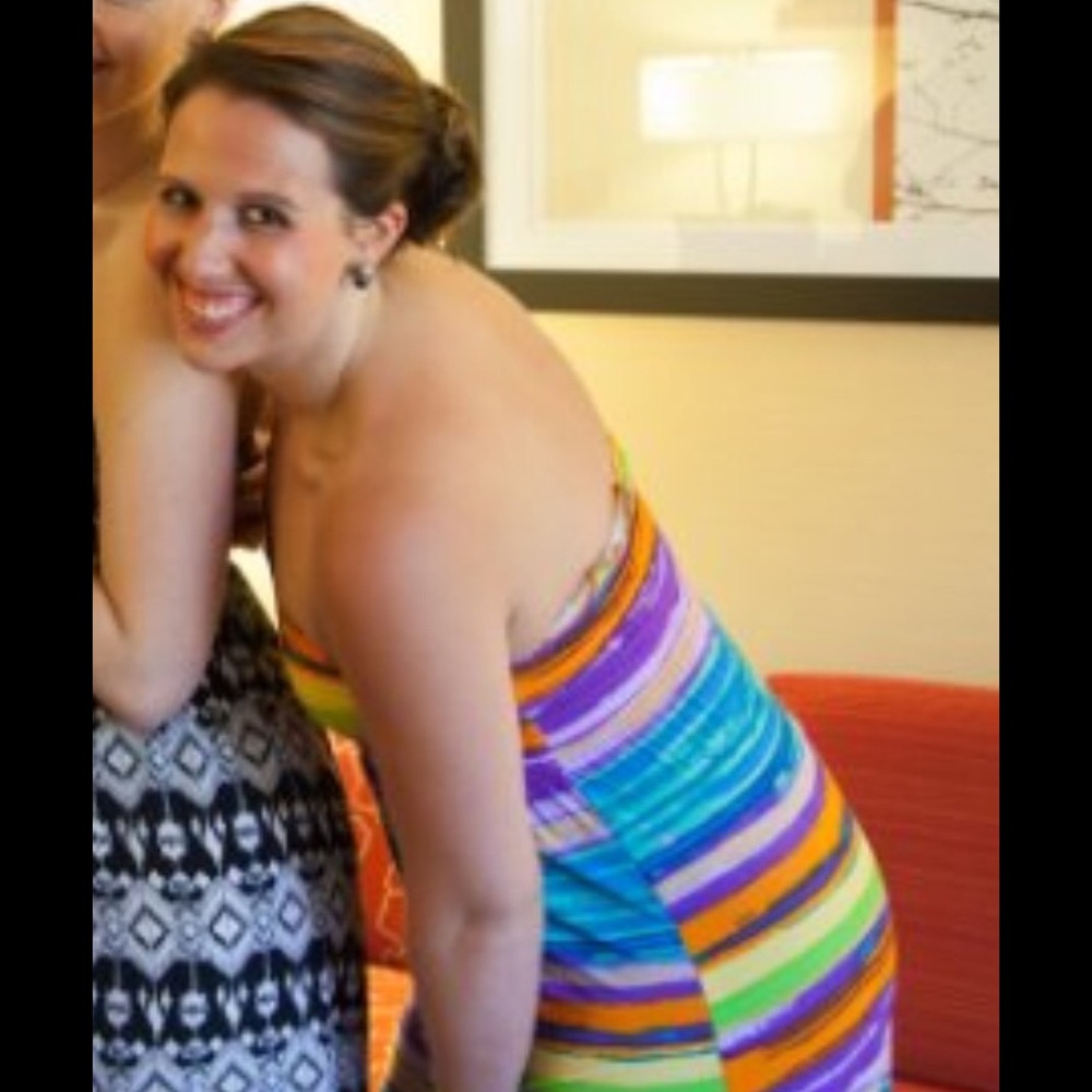 Colorful maxi dress