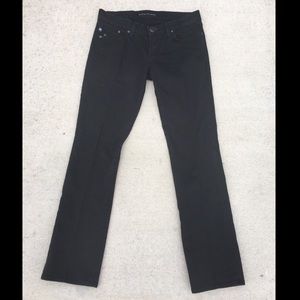 Rock & Republic Black Denim Straight Leg Jeans