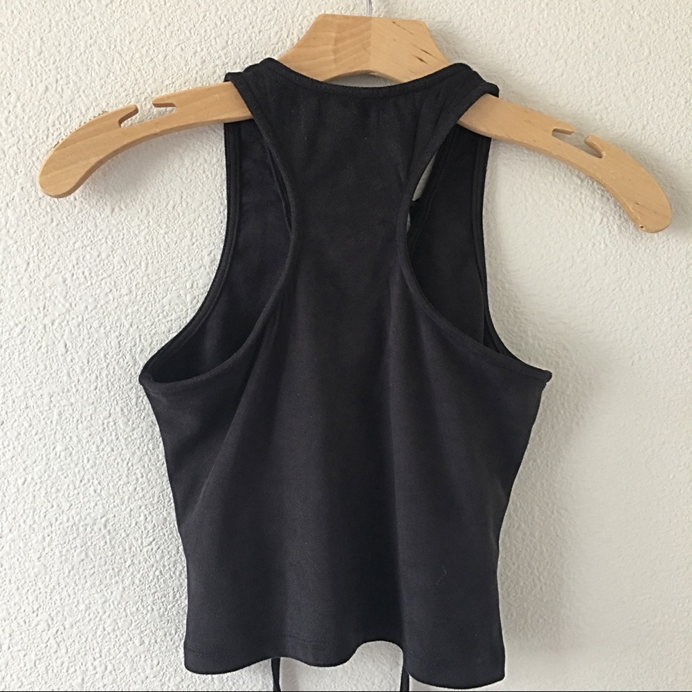 GUESS Ruthie Lace-Up Crop - Picture 3 of 4