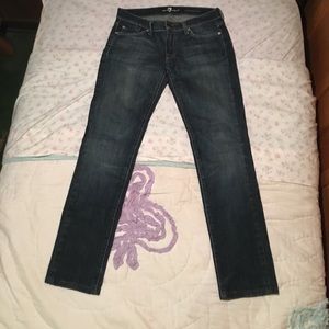 7 for all man kind straight leg Roxanne.