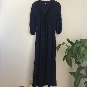 Free people maxi dress. Long dres, size XS
