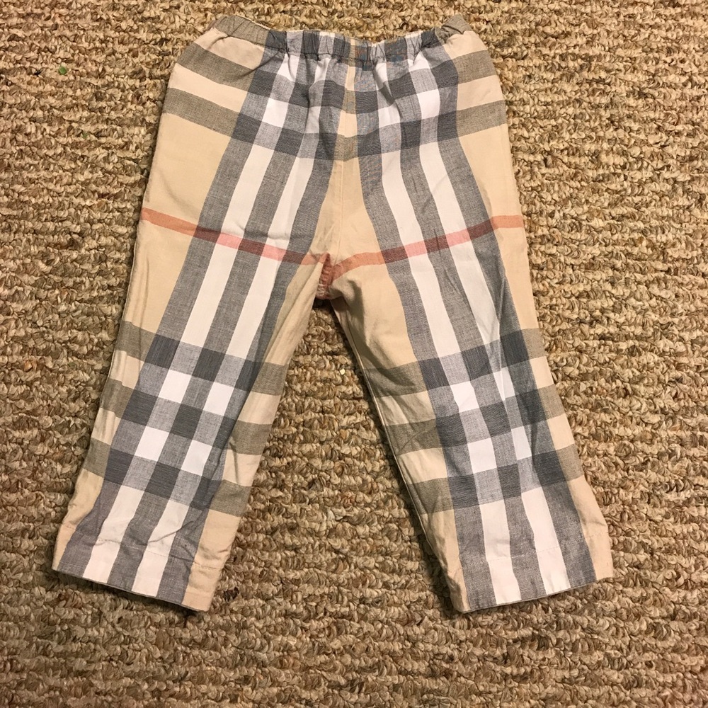 BURBERRY KIDS REVERSIBLE PANTS