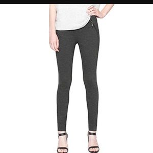NWT Matty M zippered leggings in charcoal