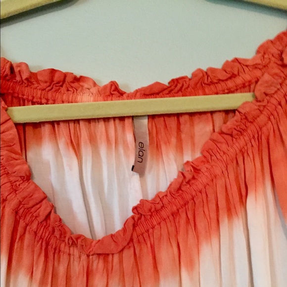 Elan Off the Shoulder Dip Dye Dress - Picture 4 of 4