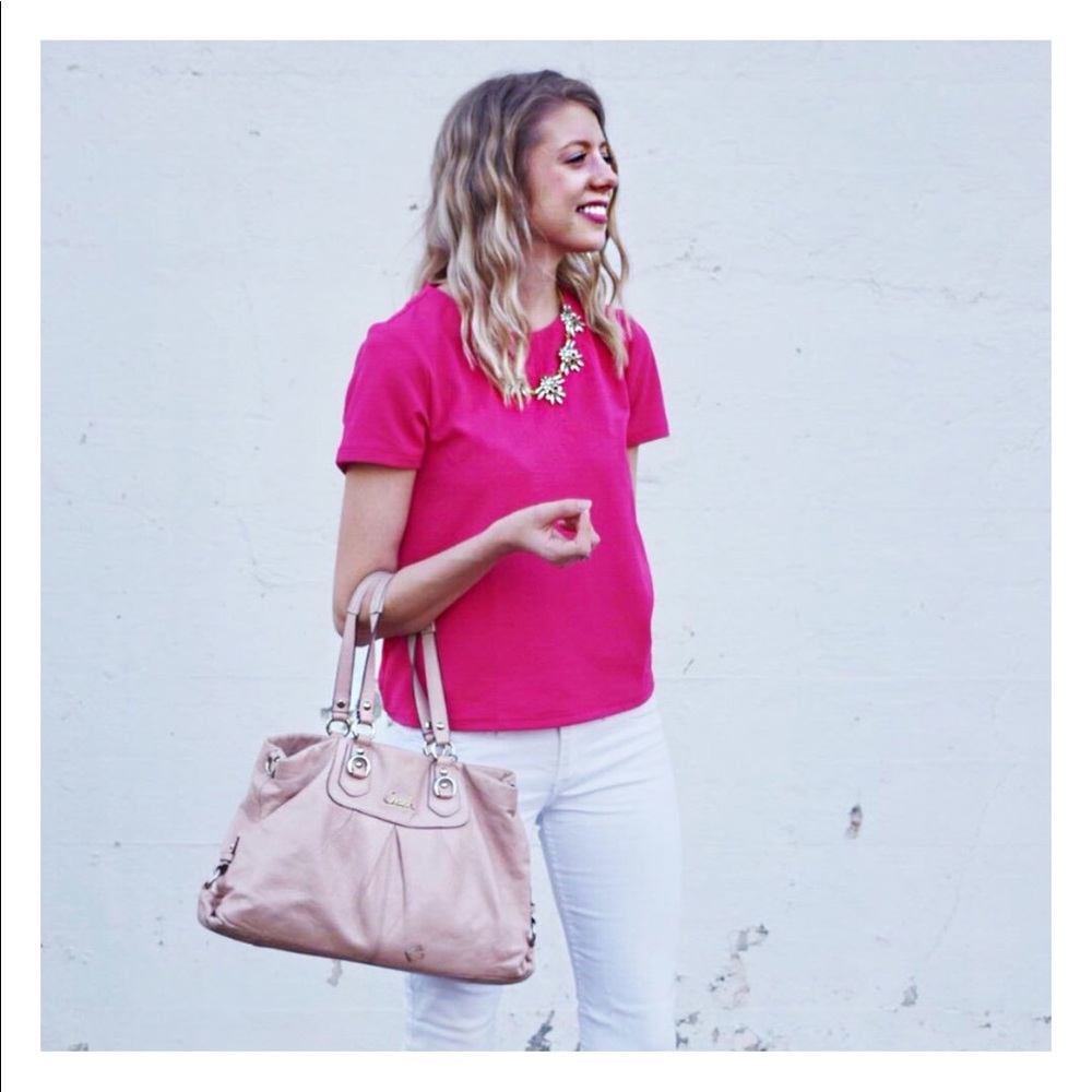 Pink Square Shaped Top