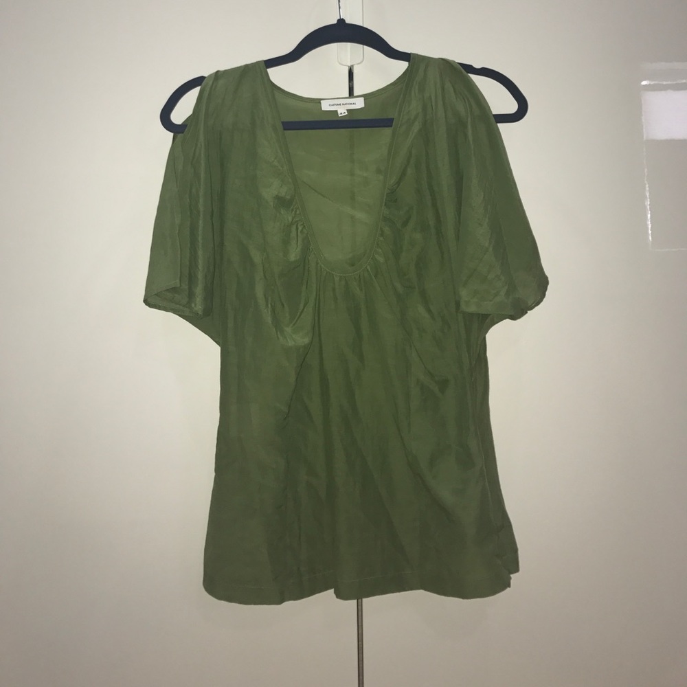Gorgeous green Costume National top