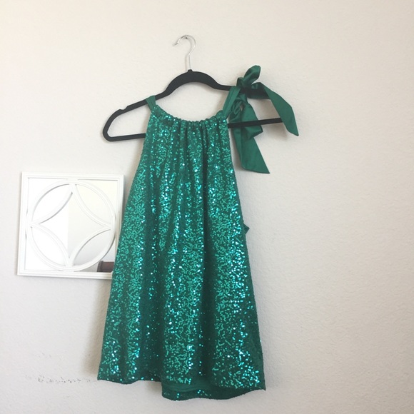 T Tahari Tops - T Tahari Sqequin 'Dawn Blouse' w/ Bow