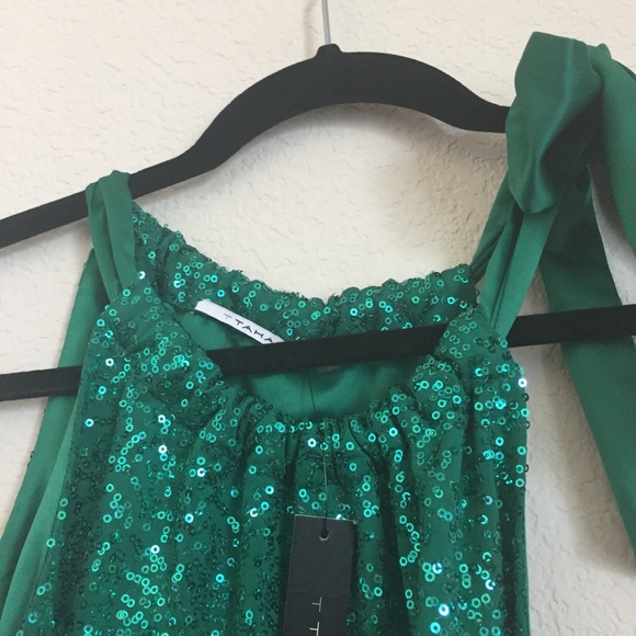 T Tahari Sqequin 'Dawn Blouse' w/ Bow - Picture 4 of 5