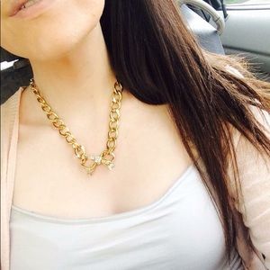 Juicy Couture bow necklace