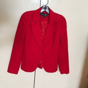 Forever 21 Red Blazer