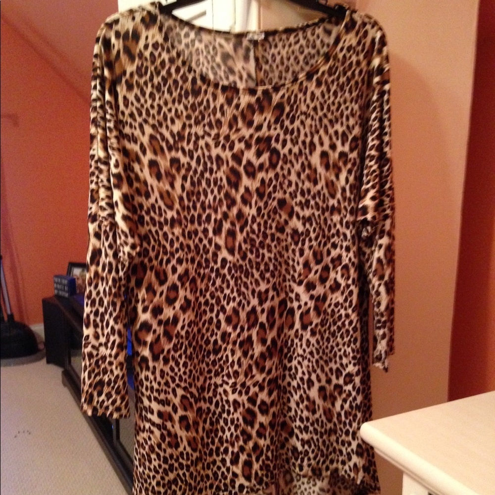 Leopard tunic shirt