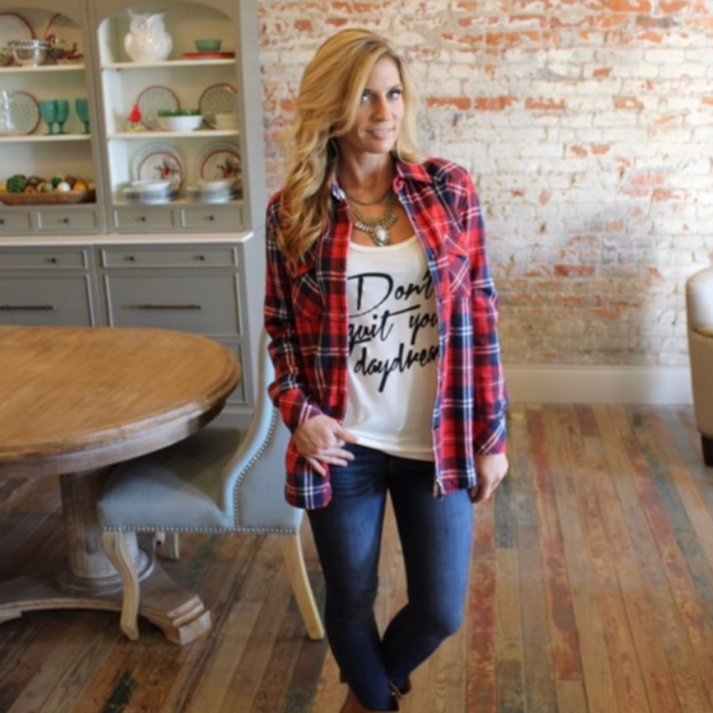 Flannel & Fleece Button Down