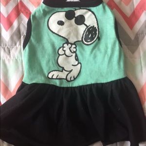 Snoopy dress for girl dogs