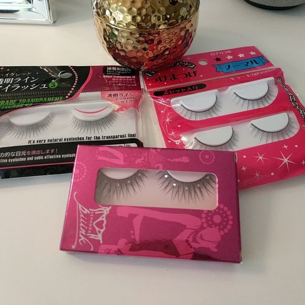 SEPHORA Piiink Fake Eye Lashes and others