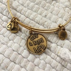 Alex & Ani "live a happy life" bracelet