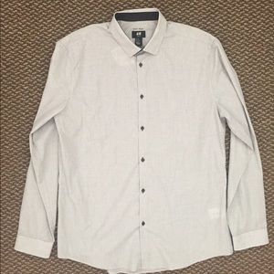 H&M Men's Slim-Fit Dress Shirt w/Tags XL