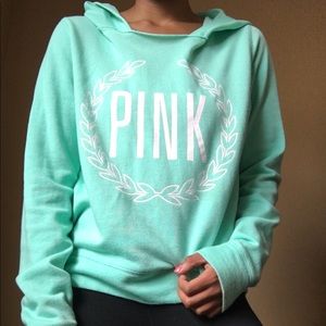 Mint green VS PINK hoodie