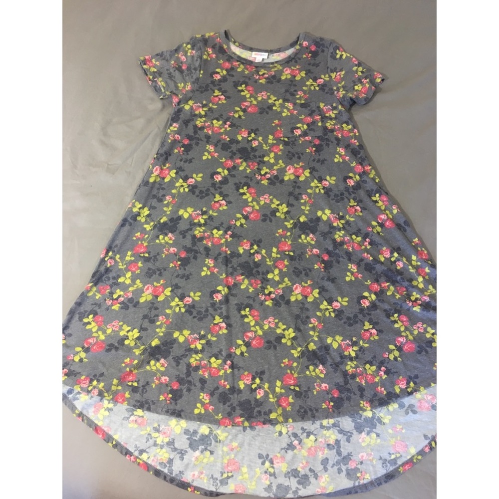 UNICORN 🦄 Floral Small Carly Lularoe dress