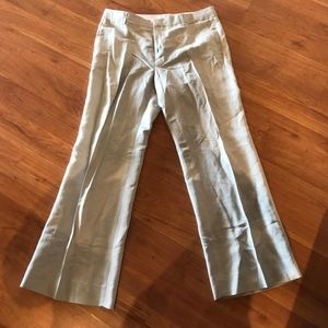 Banana Republic Wide Leg Linen Pants-Gray