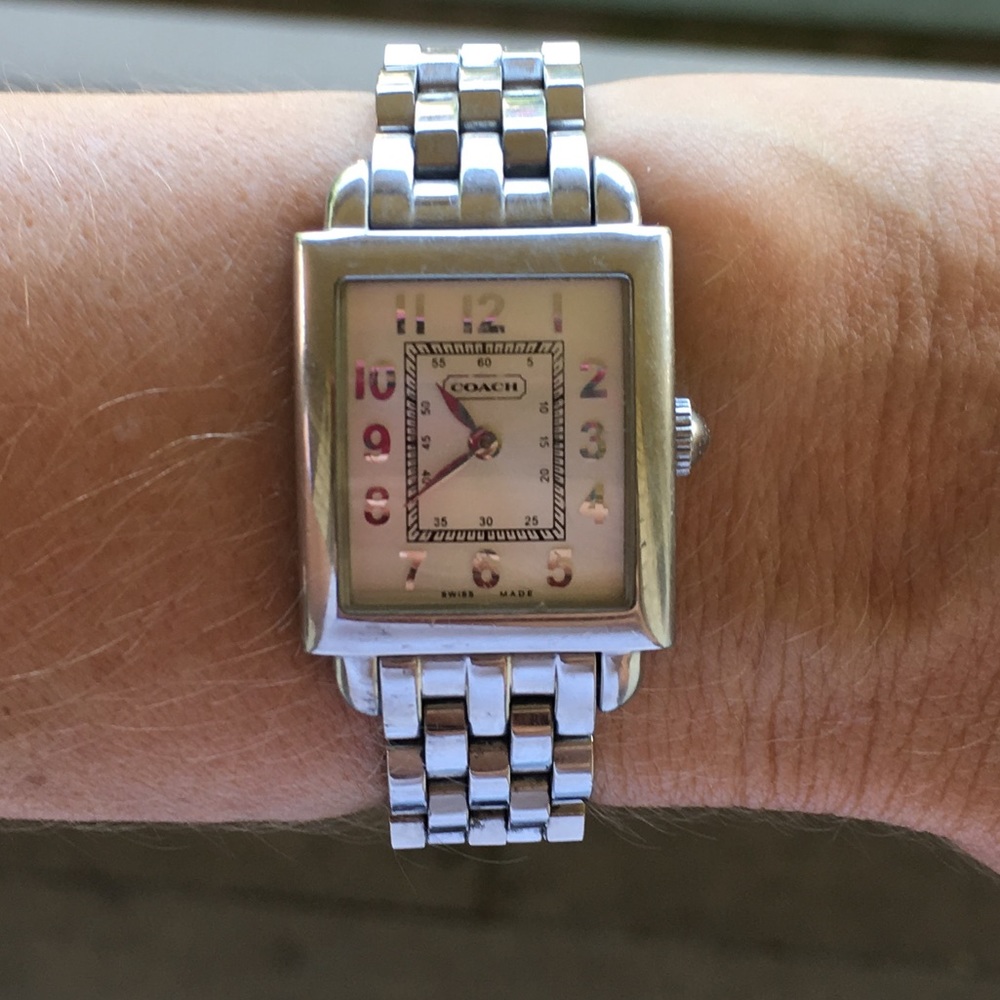 Coach Sterling Silver Watch