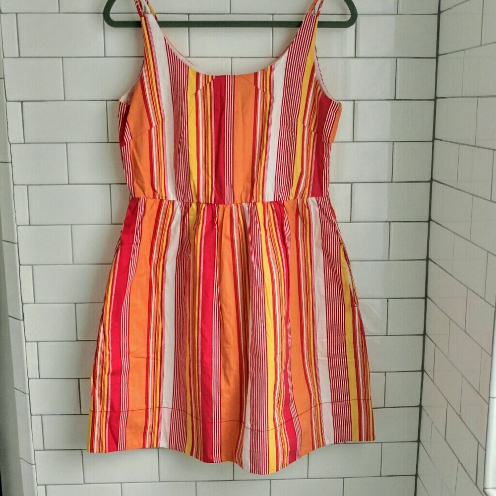 Modcloth ShopRuche Striped TULLE dress