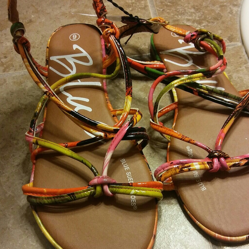 Rainbow sandals