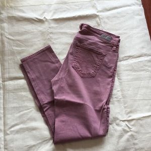 AG The Stevie Ankle Dusty Rose Jeans 32R