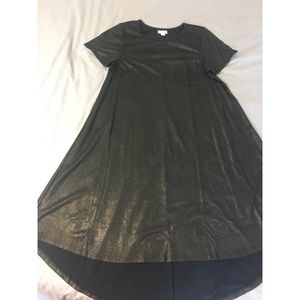Elegant Small Lularoe Carly Bronze shimmer!