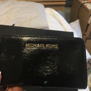 Black mint condition Michael Kors wallet