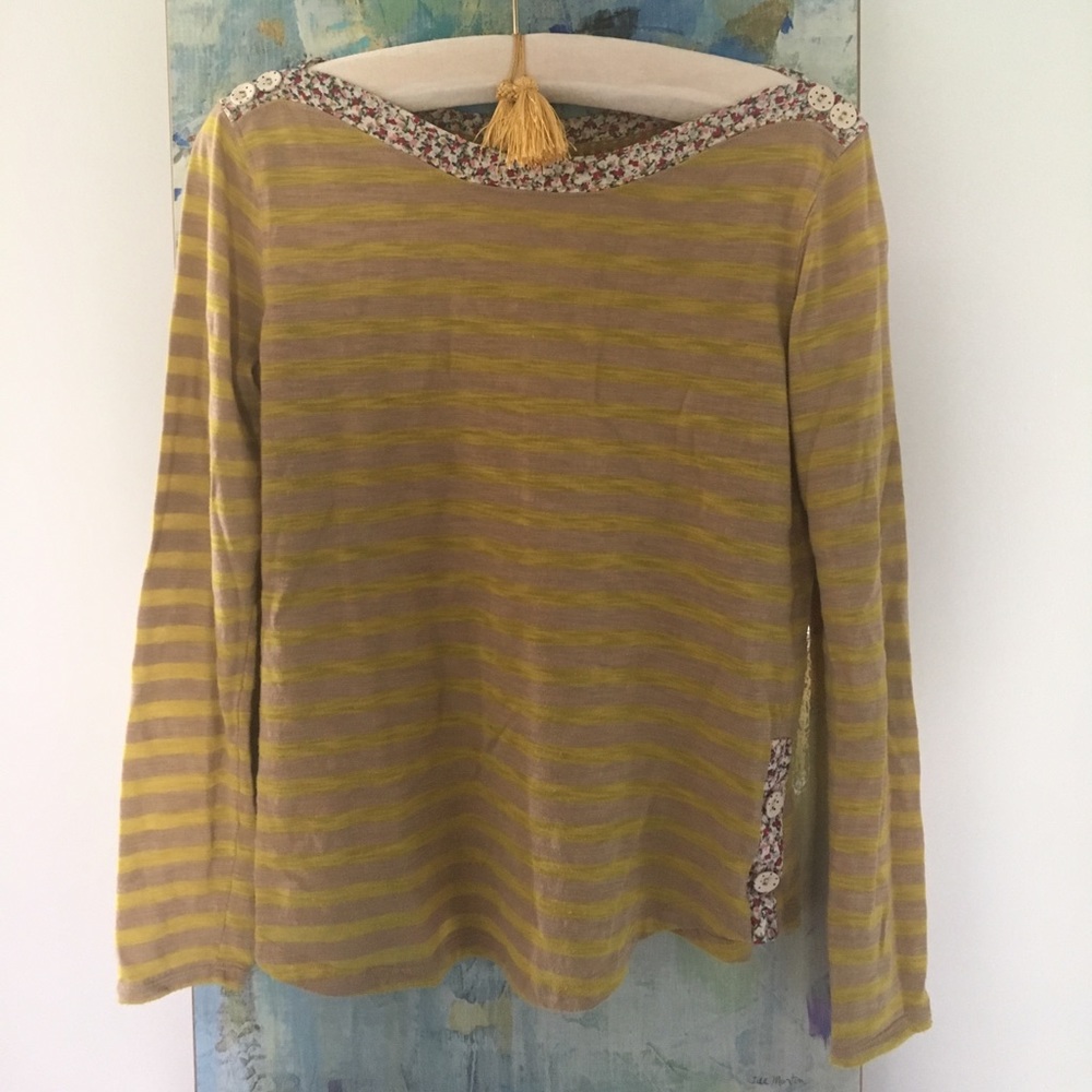 Anthropologie stripped shirt
