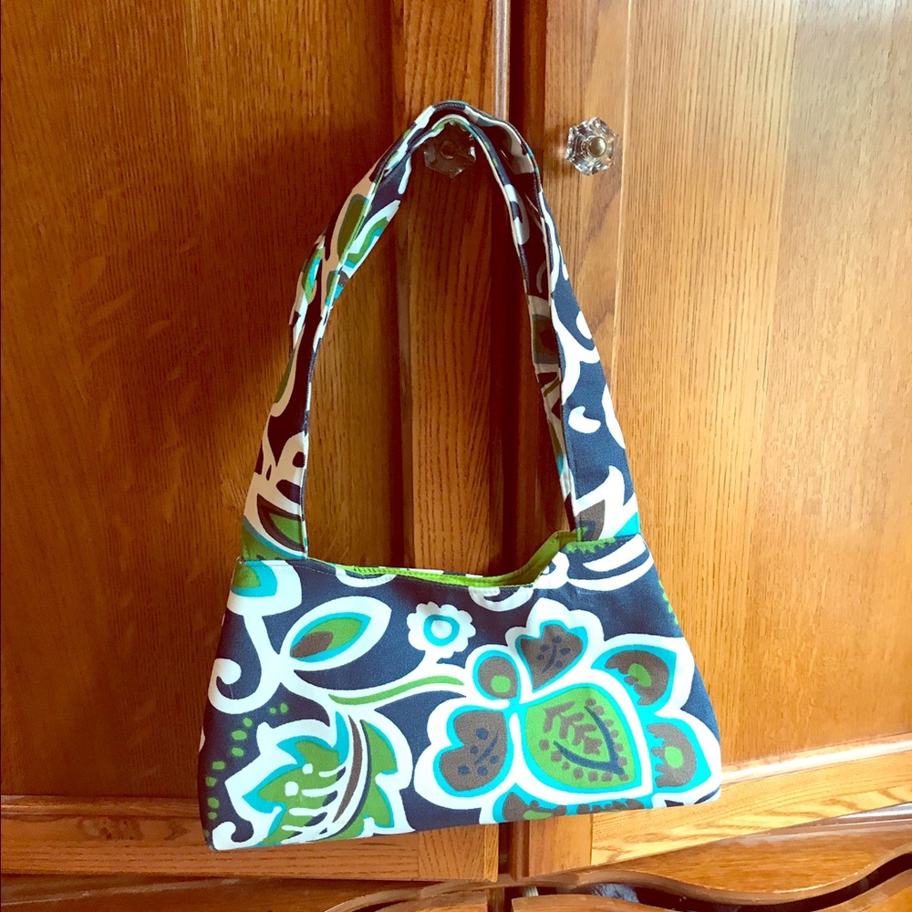 Green and blue purse!
