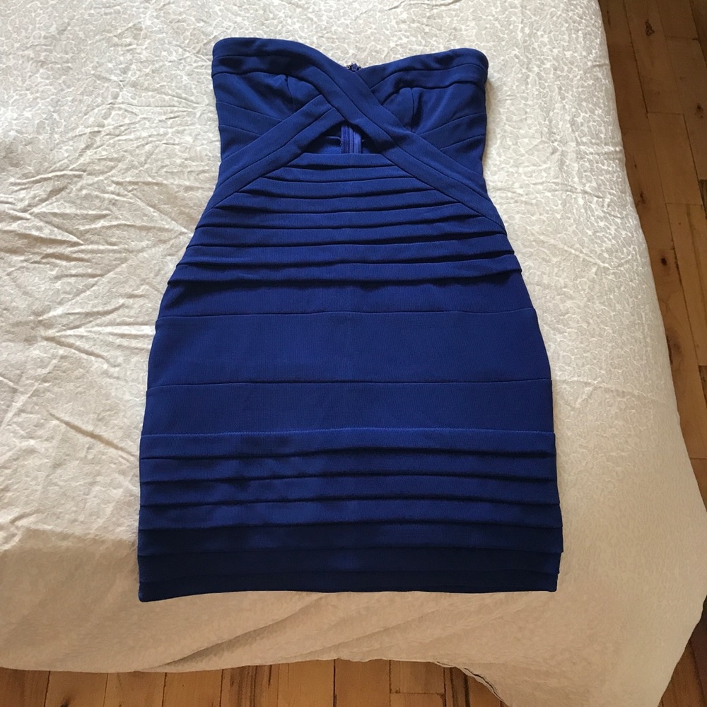 Tobi Strapless Party Mini Dress