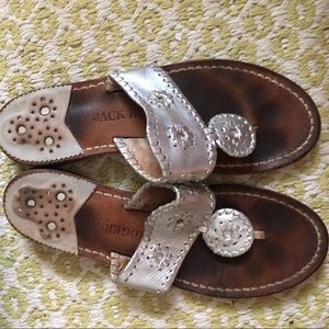 Silver Jack Rogers: size 7.5
